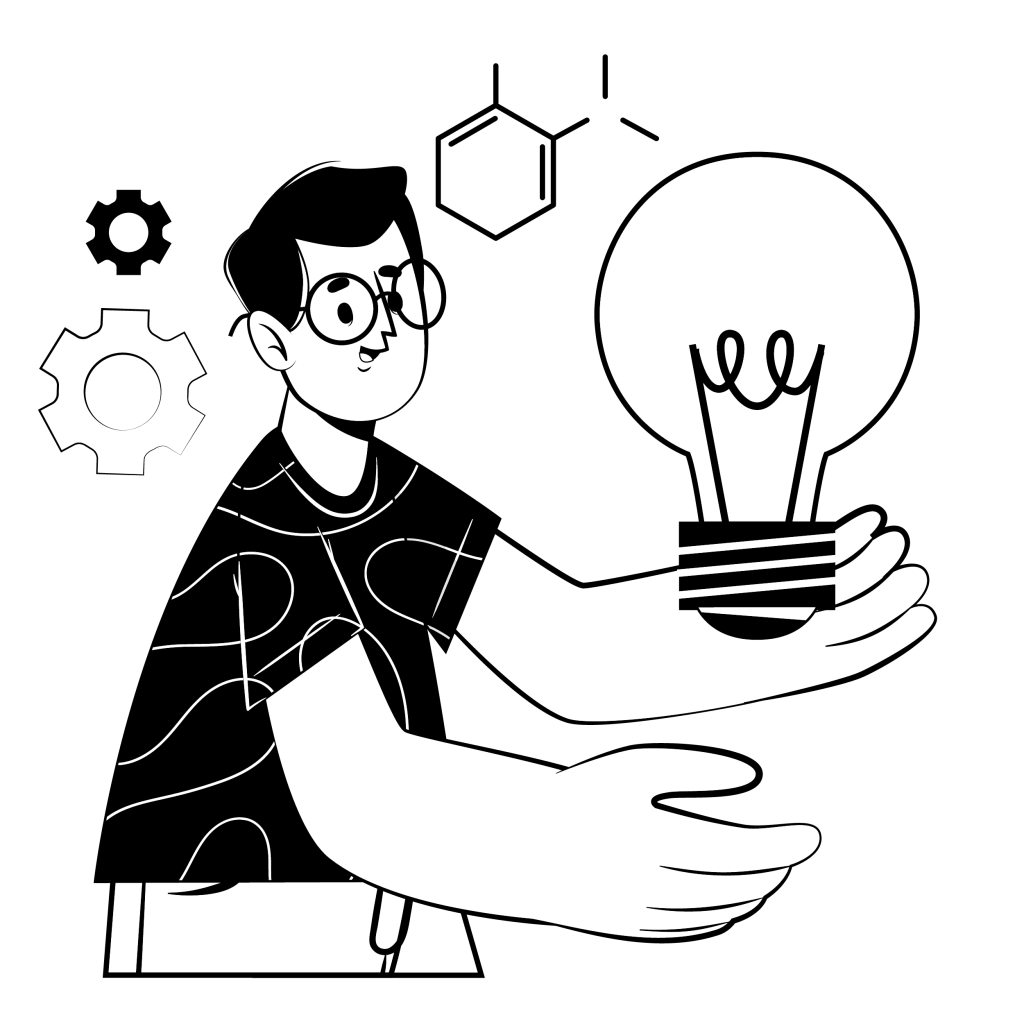 Teenagers program illustration