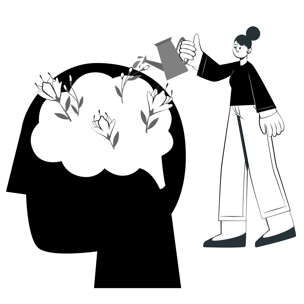 Teenagers program illustration
