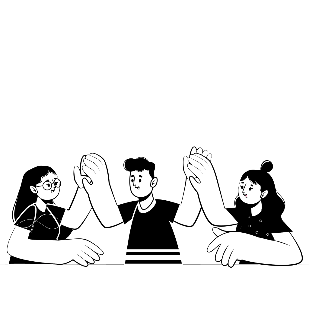Teenagers program illustration