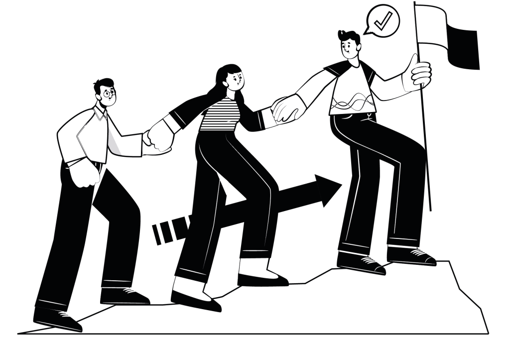 Teenagers program illustration