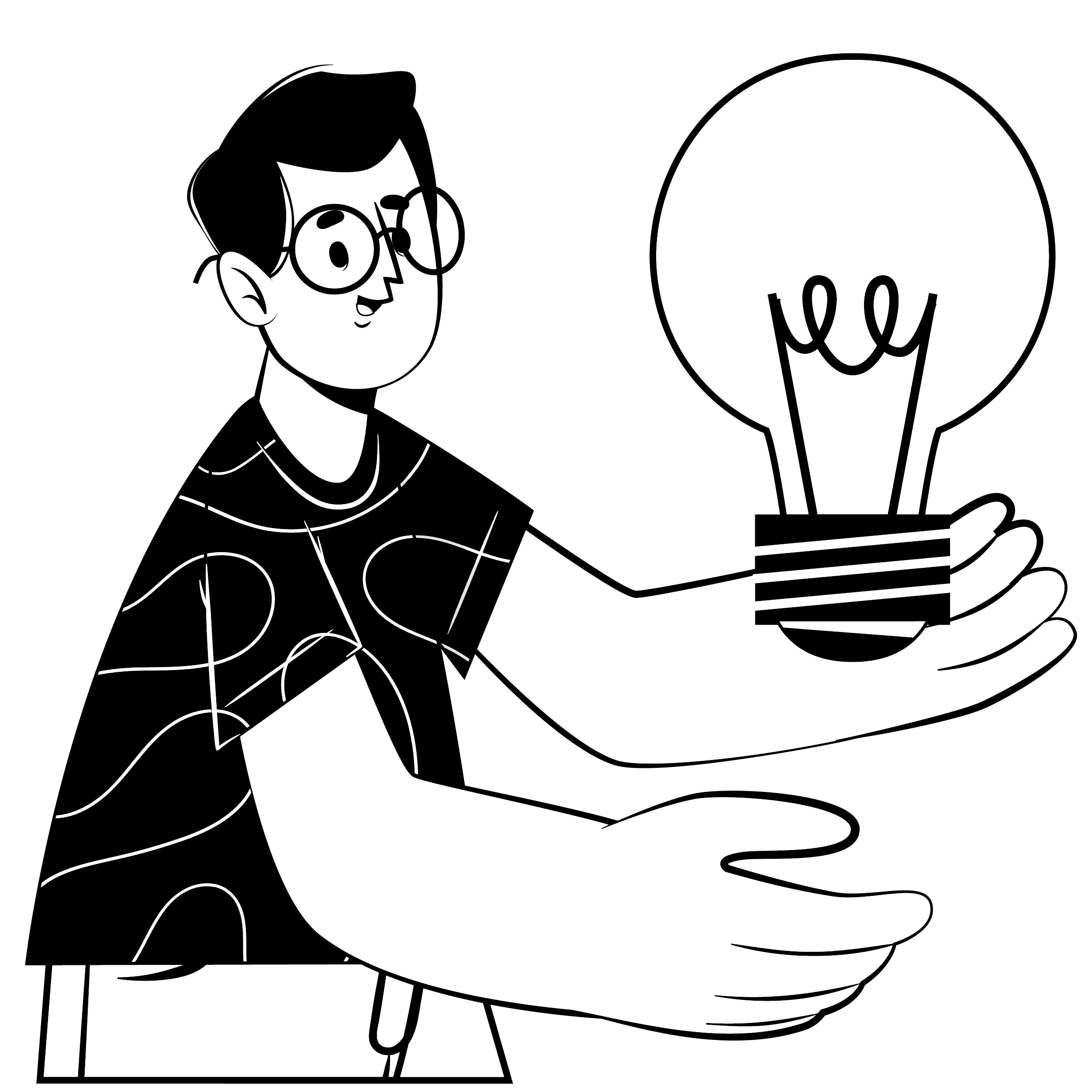 Teenagers program illustration